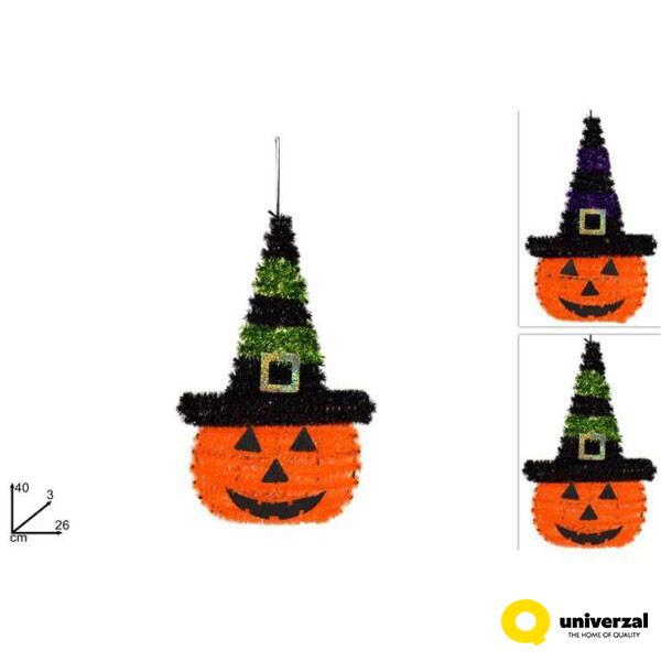 DEKORATIVNA FIGURA BUNDEVA SA ŠEŠIROM ZA HALLOWEEN XHW22000071