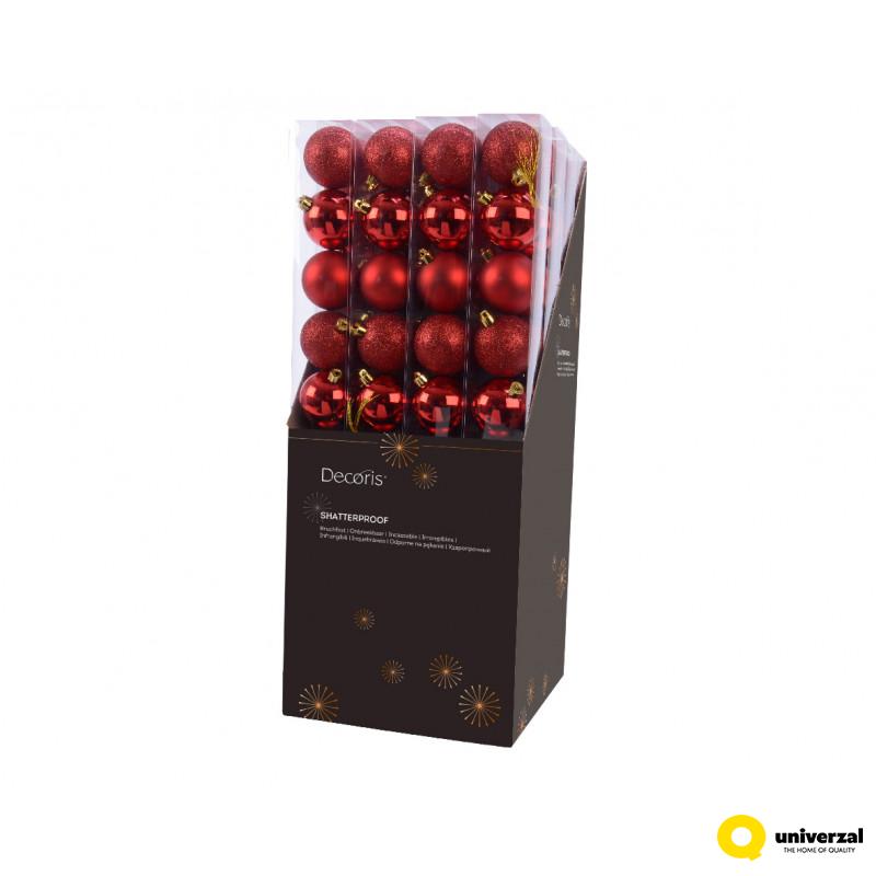 KUGLA NOVOGODIŠNJA 10/1 6CM RED 020172 