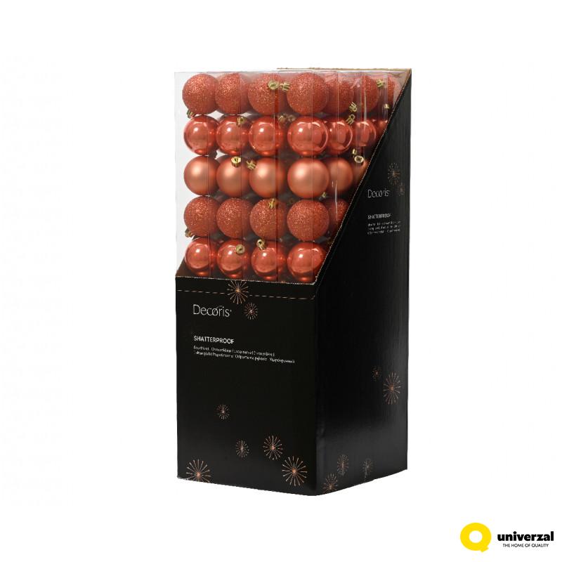 KUGLA NOVOGODIŠNJA 10/1 6CM ORANGE 022467 