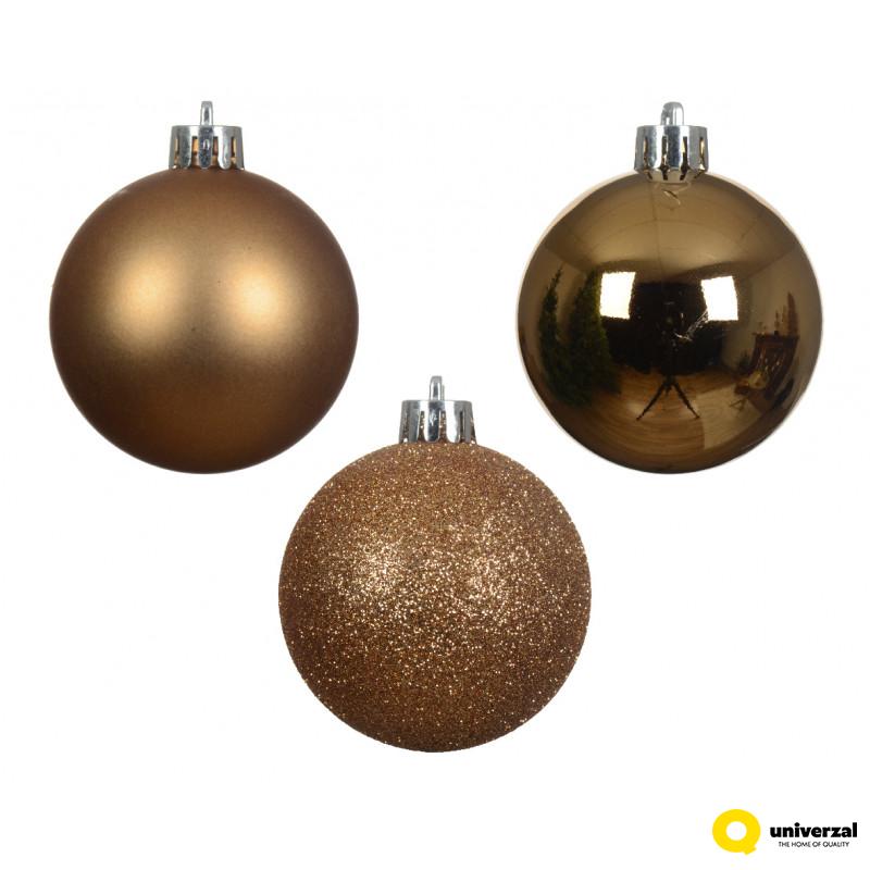 KUGLA NOVOGODIŠNJA 14/1 3CM BROWN 022483 