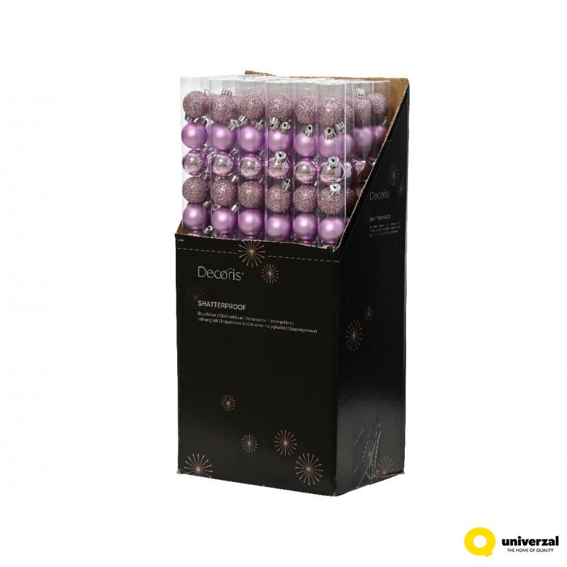 KUGLA NOVOGODIŠNJA 14/1 3CM LILA 022498 