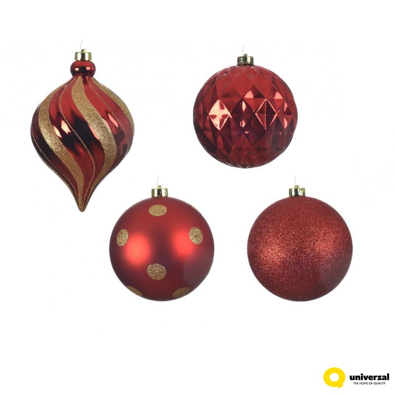 KUGLA NOVOGODIŠNJA 6/1 15CM RED 022565 