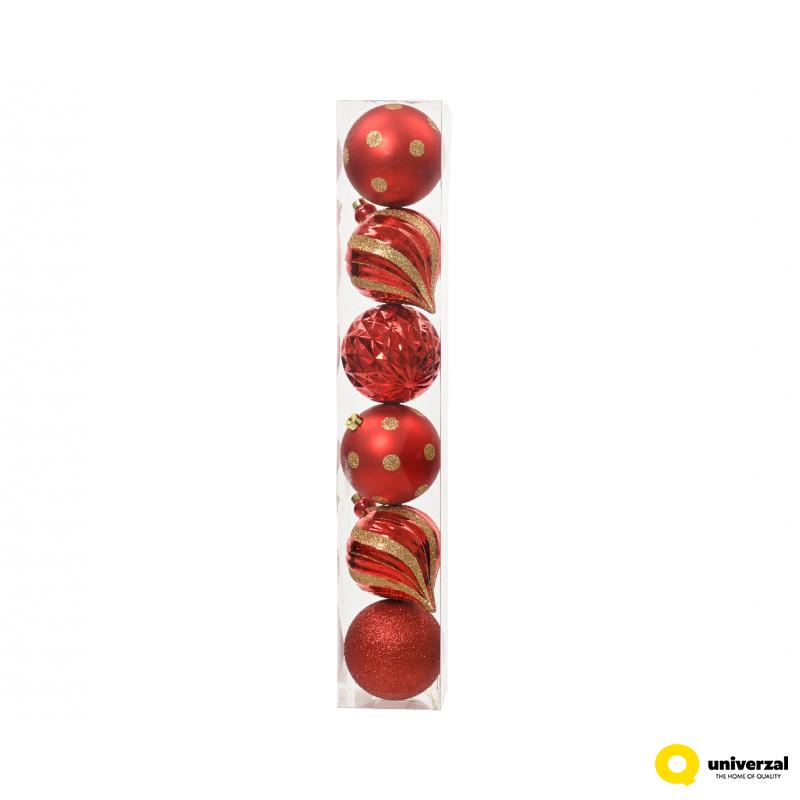 KUGLA NOVOGODIŠNJA 6/1 15CM RED 022565 