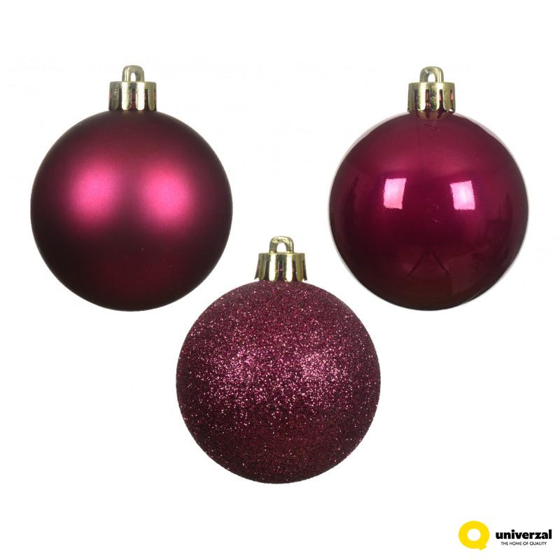 KUGLA NOVOGODIŠNJA 14/1 3CM RED ORANGE 022693 