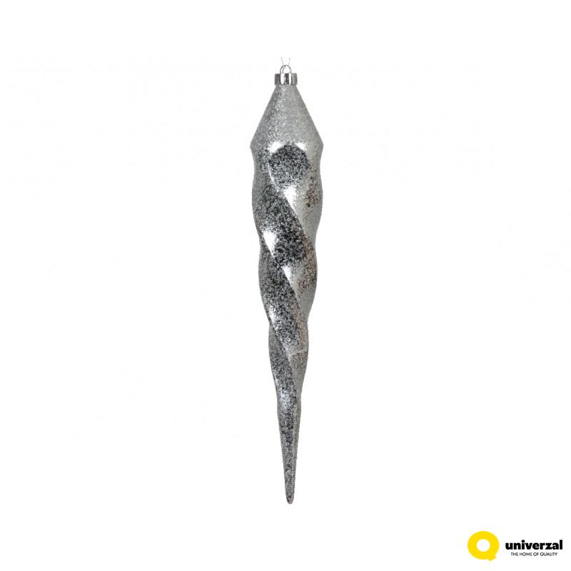 NOVOGODIŠNJI VRH ZA JELKU 30CM WHITE 027937 