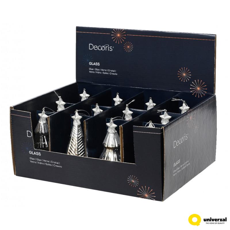 NOVOGODIŠNJI UKRAS JELKA 12.6CM SILVER 121718 