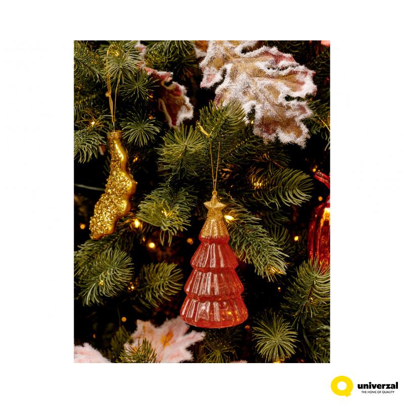 NOVOGODIŠNJI UKRAS JELKA 12.6CM ORANGE 121734 