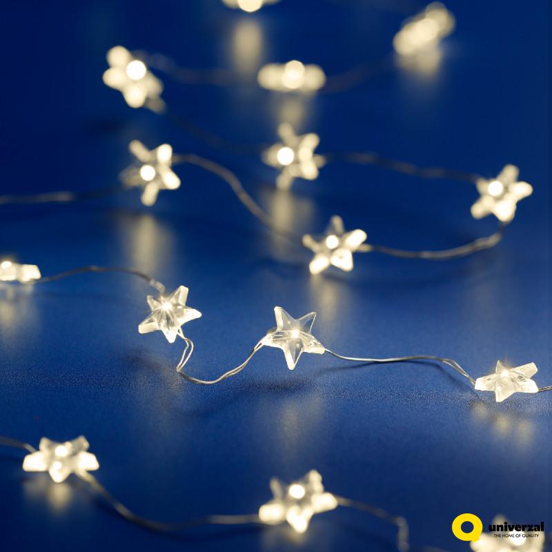 LAMPICE NOVOGODIŠNJE 95CM SILVER/WARM WHITE 481777 