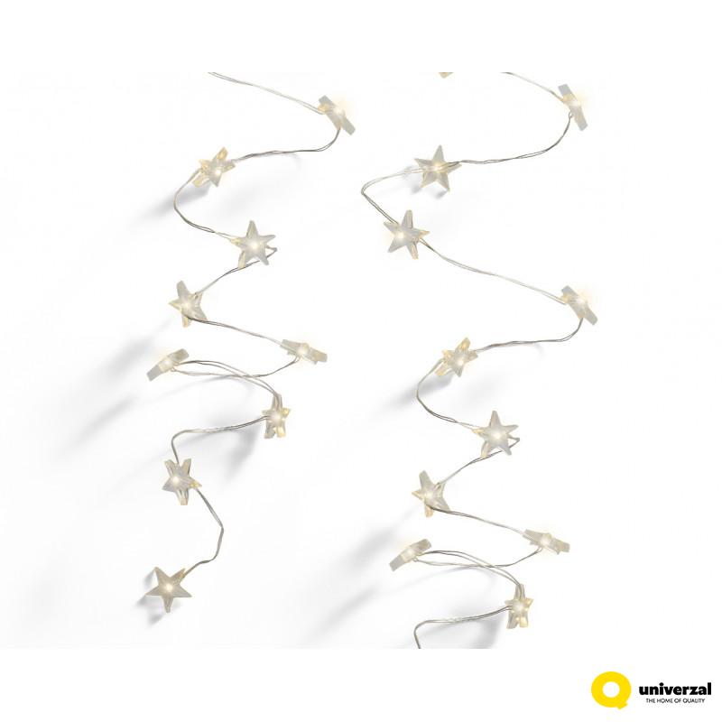 LAMPICE NOVOGODIŠNJE 195CM SILVER/WARM WHITE 481780 