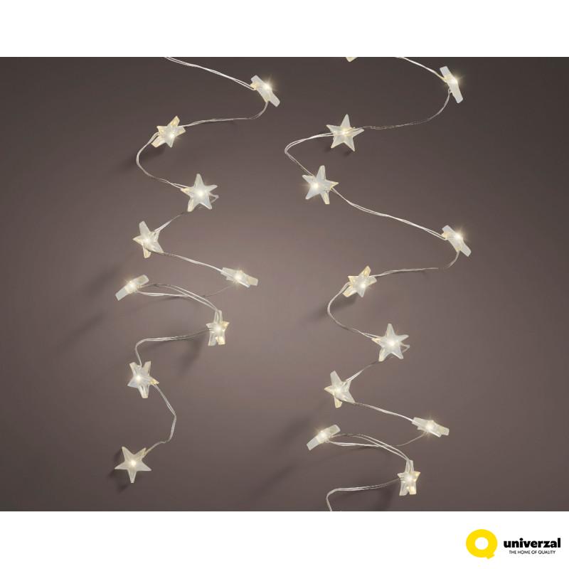 LAMPICE NOVOGODIŠNJE 195CM SILVER/WARM WHITE 481780 