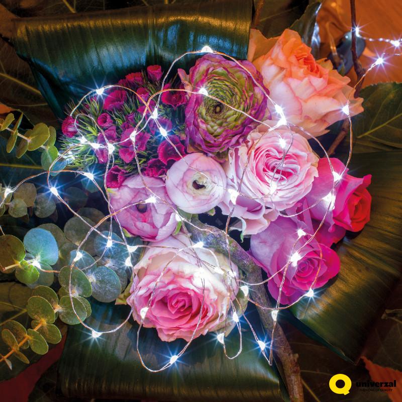 LAMPICE NOVOGODIŠNJE 95CM SILVER/COOL WHITE 485027 