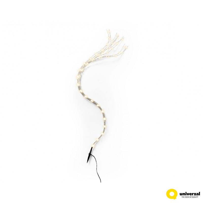 LAMPICE NOVOGODIŠNJE 40CM SILVER/WARM WHITE 486268 