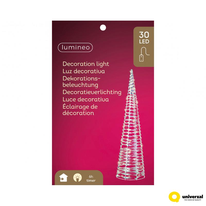 DEKORATIVNI UKRAS KUPA SA LED SVETLOM 16X60CM 487658 