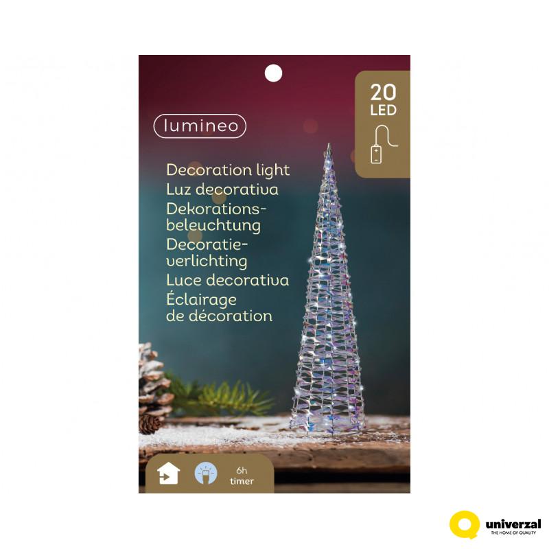 DEKORATIVNI UKRAS KUPA SA LED SVETLOM 40CM 487933 