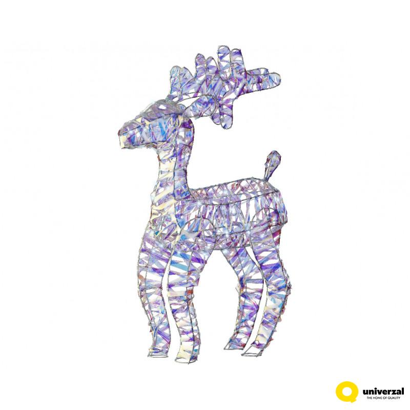 FIGURA NOVOGODIŠNJA IRVAS SA LAMPICAMA 10X30X50CM 487946 