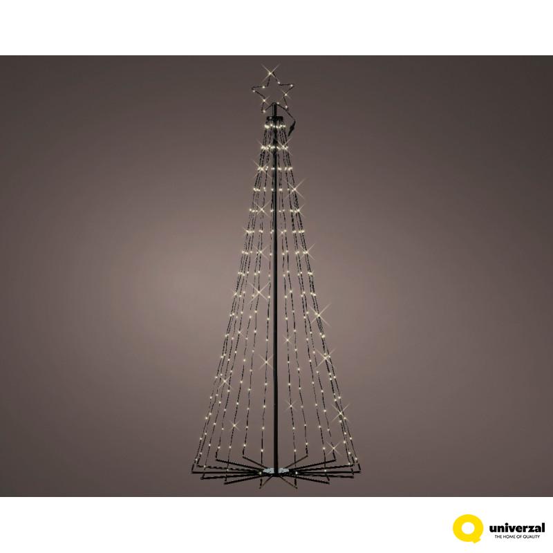 FIGURA NOVOGODIŠNJA SA LED SVETLOM OBLIK JELKE 180CM OUTDOOR 490807 