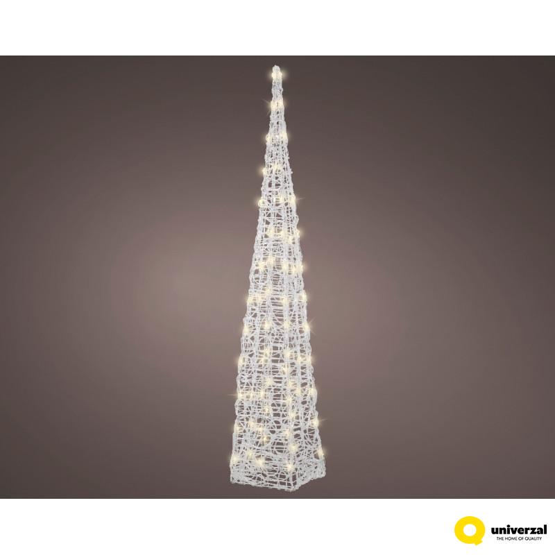 FIGURA NOVOGODIŠNJA SA LED SVETLOM OBLIK KUPE 118CM OUTDOOR 491438 