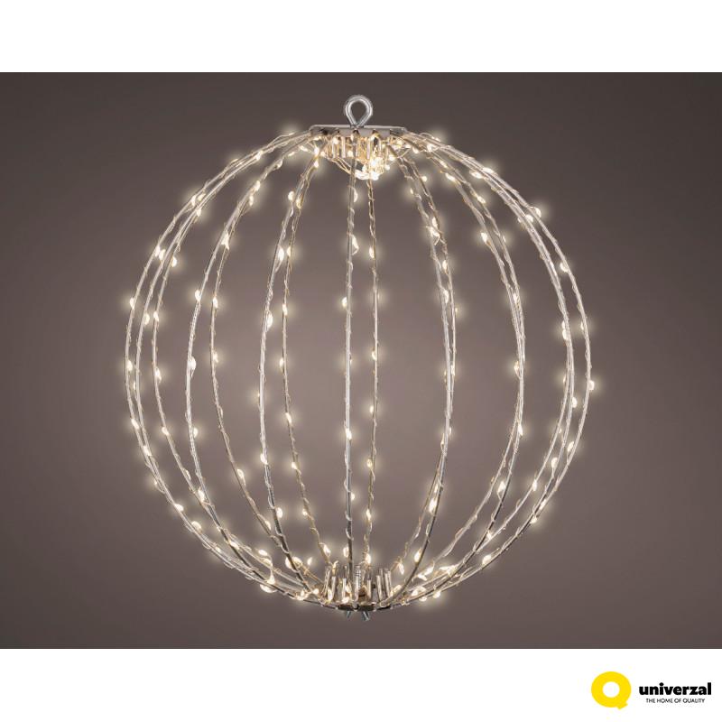 FIGURA NOVOGODIŠNJA LOPTA SA LED SVETLOM 38CM OUTDOOR 491562 