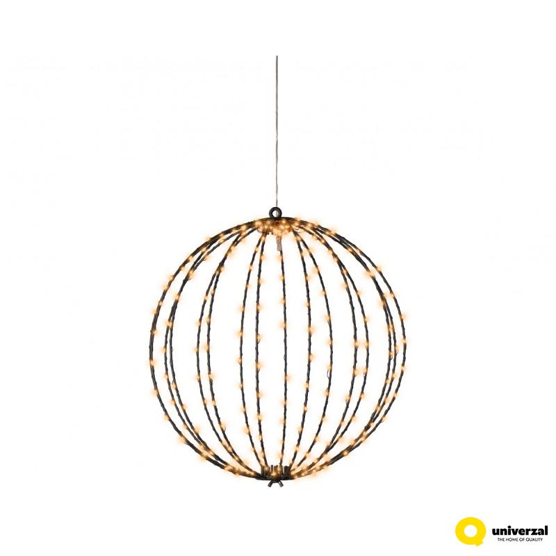 FIGURA NOVOGODIŠNJA LOPTA SA LED SVETLOM 38CM OUTDOOR 491677 