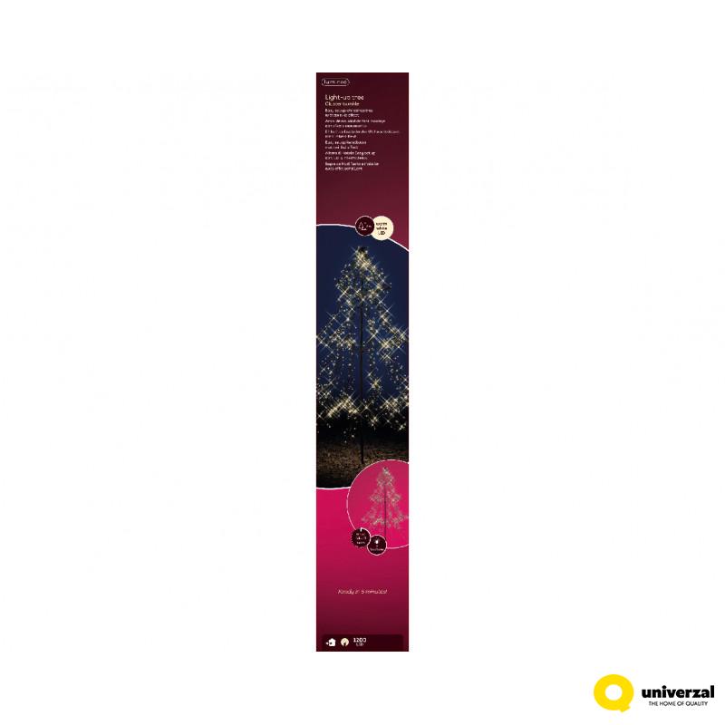 FIGURA NOVOGODIŠNJA DRVO SA LED SVETLOM 200CM OUTDOOR 493451 