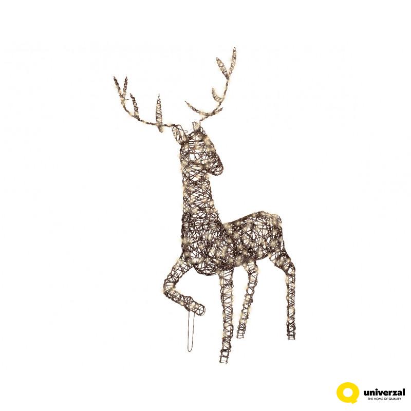 FIGURA NOVOGODIŠNJA IRVAS SA LED SVETLOM 22X65X124CM OUTDOOR 493532 