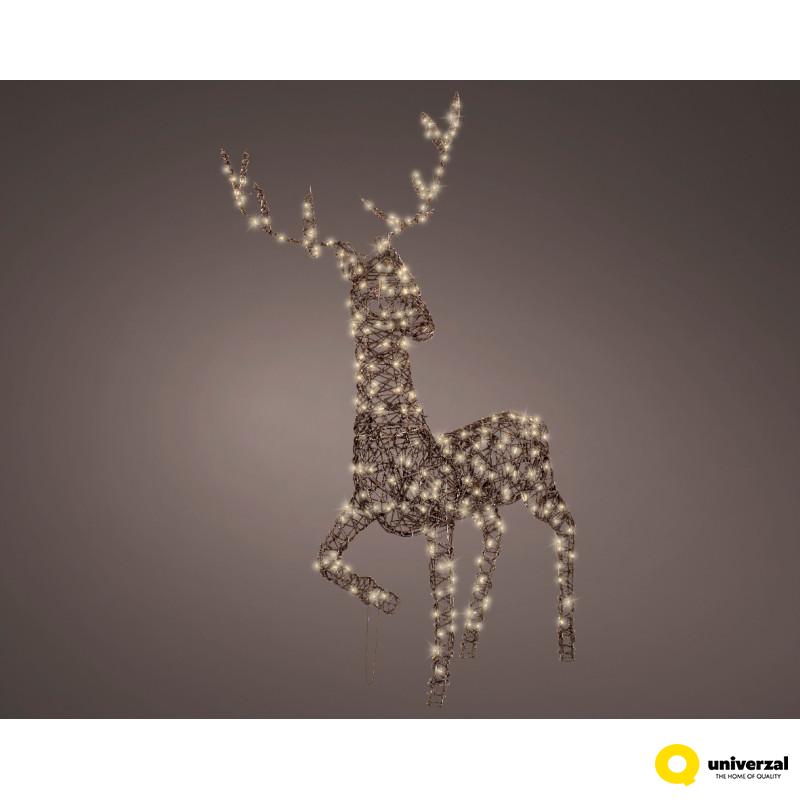 FIGURA NOVOGODIŠNJA IRVAS SA LED SVETLOM 22X65X124CM OUTDOOR 493532 