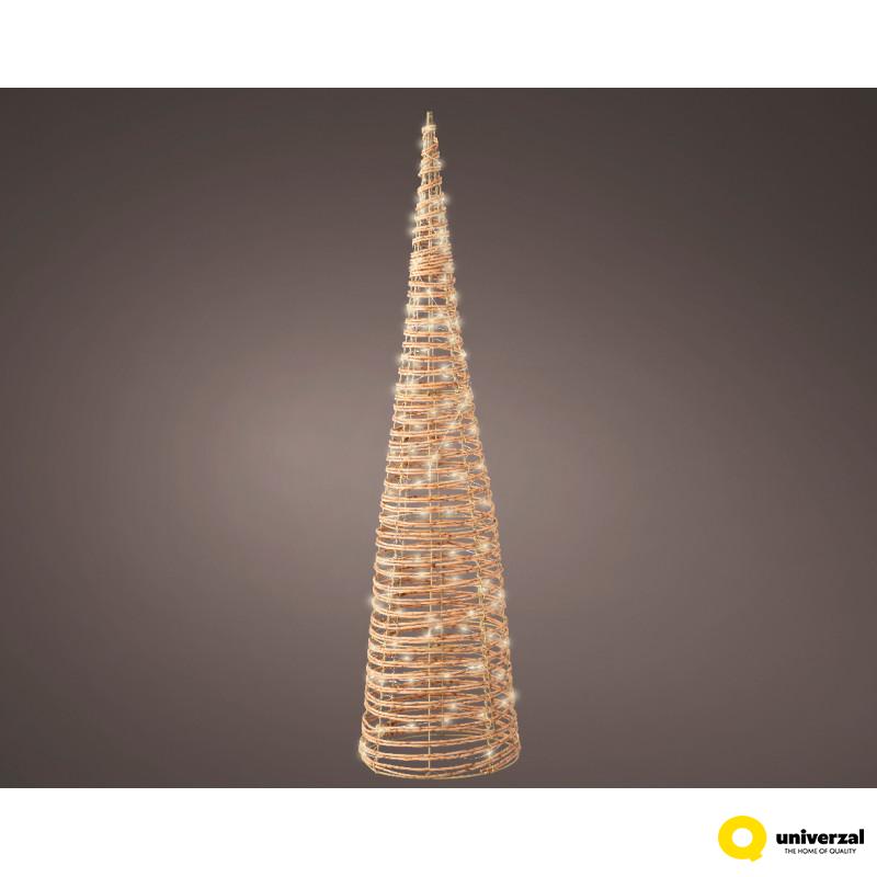 FIGURA NOVOGODIŠNJA DRVO SA LED SVETLOM 90CM OUTDOOR 493687 