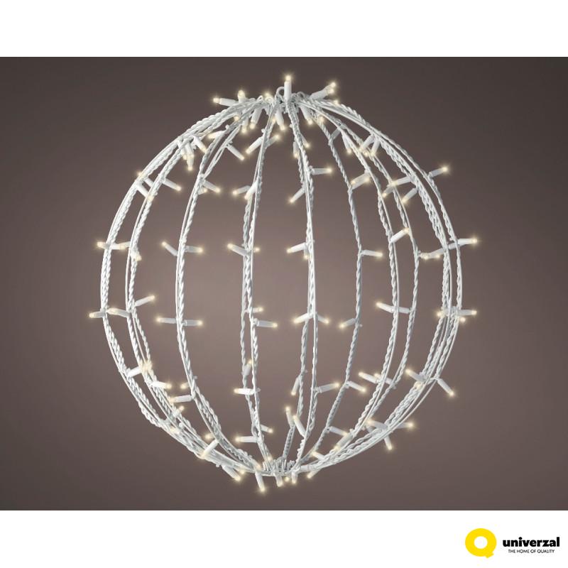 FIGURA NOVOGODIŠNJA LOPTA SA LED SVETLOM 55CM OUTDOOR 493716 