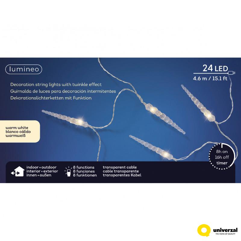 LAMPICE NOVOGODIŠNJE 460CM TRANSPARENT OUTDOOR 495142 