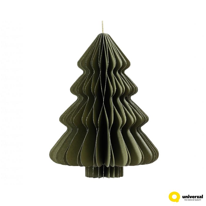 JELKA NOVOGODIŠNJA PAPIRNA 40CM ZELENA 709269 