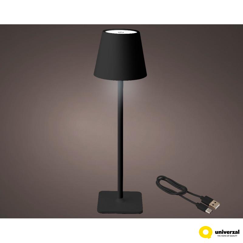 LAMPA METALNA 11X37CM CRNA 894376 
