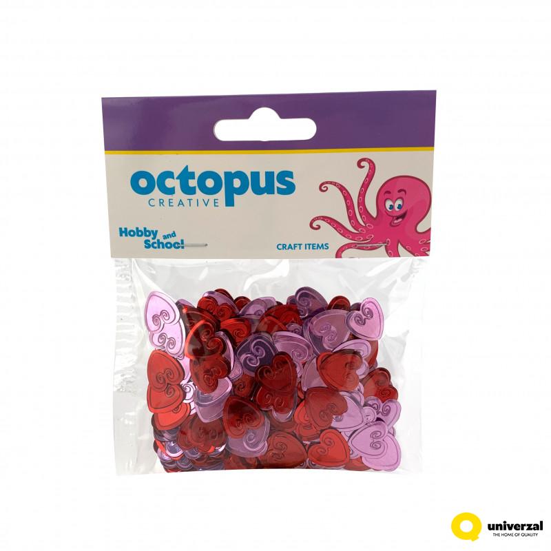 DEKORATIVNA SRCA 12X12mm 14g UNL-2380 OCTOPUS 