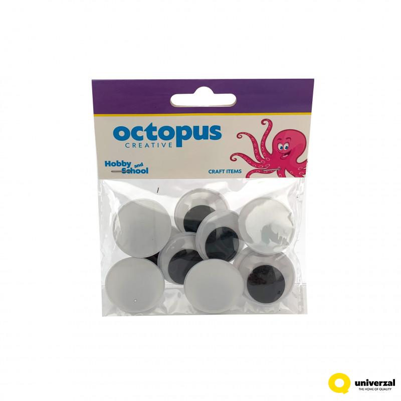 DEKORATIVNE OČI 28mm 10KOM UNL-2388 OCTOPUS 