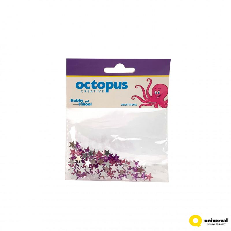 DEKORATIVNI CIRKONI ZVEZDE 8mm 120kom UNL-2475 OCTOPUS 