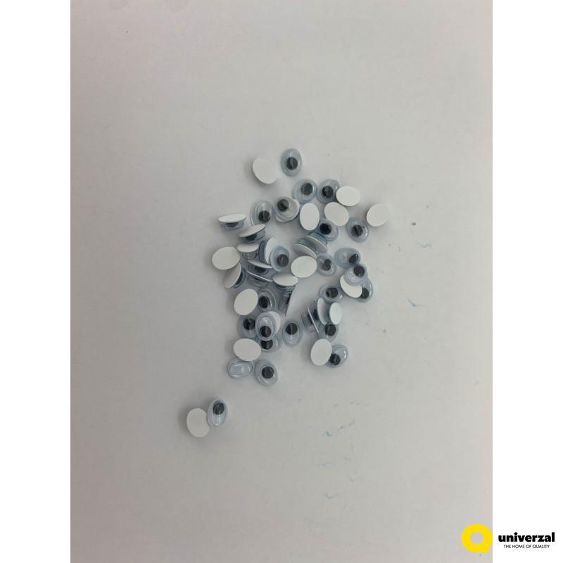 DEKORATIVNE OČI SAMOLEPLJIVE 8X10MM 25kom UNL-2494 OCTOPUS 