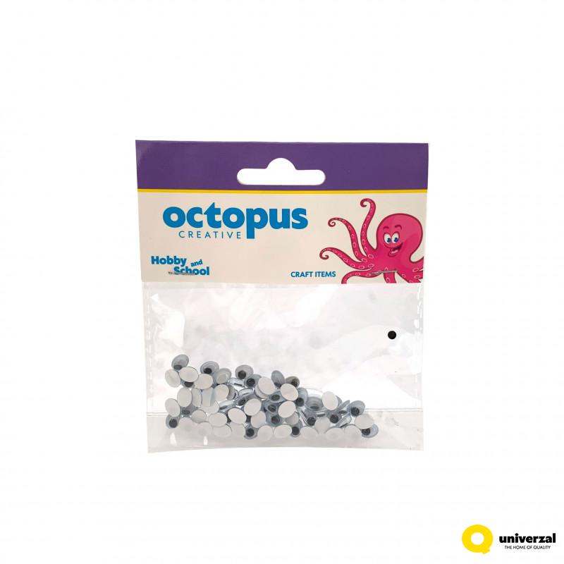 DEKORATIVNE OČI SAMOLEPLJIVE 5X7MM 30kom UNL-2495 OCTOPUS 