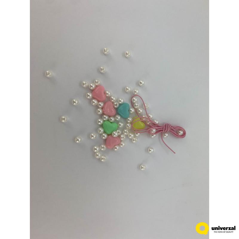 DEKORATIVNE PERLE SRCA SET 87kom UNL-2397 OCTOPUS 