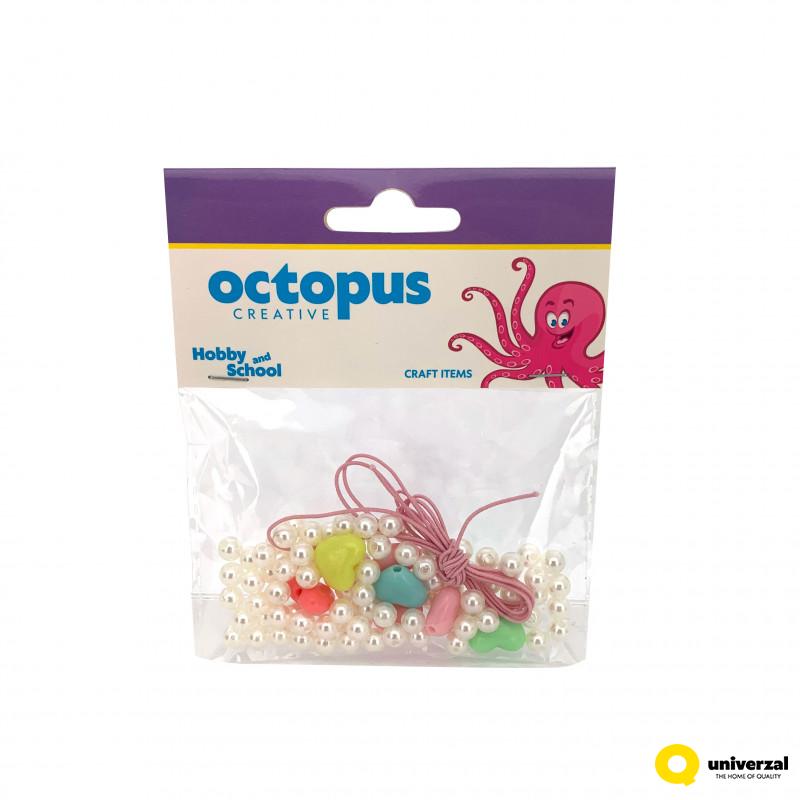 DEKORATIVNE PERLE SRCA SET 87kom UNL-2397 OCTOPUS 