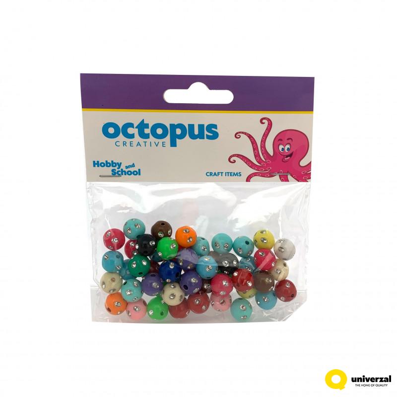 DEKORATIVNE PERLE SJAJNE 10mm 50kom UNL-2398 OCTOPUS 