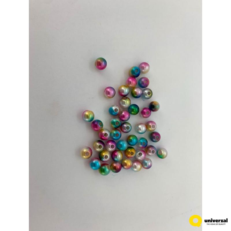 DEKORATIVNE PERLE NEON 8mm 80kom UNL-2400 OCTOPUS 