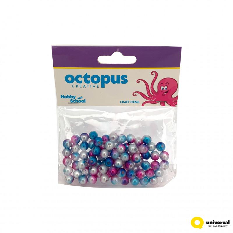 DEKORATIVNE PERLE PURPLE 8mm 80kom UNL-2401 OCTOPUS 