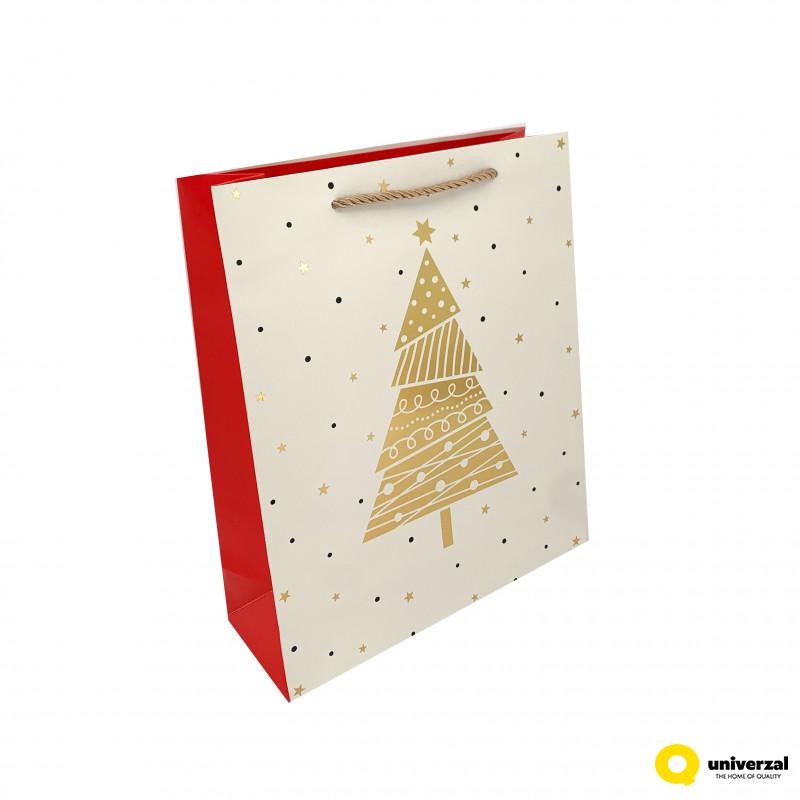 KESA UKRASNA NOVOGODIŠNJA MEDIUM 26X32X10CM 1883-M 