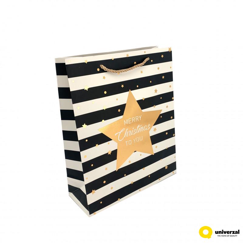 KESA UKRASNA NOVOGODIŠNJA MEDIUM 26X32X10CM 1883-M 