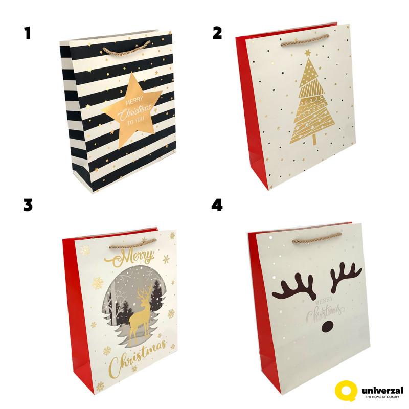 KESA UKRASNA NOVOGODIŠNJA MEDIUM 26X32X10CM 1883-M 