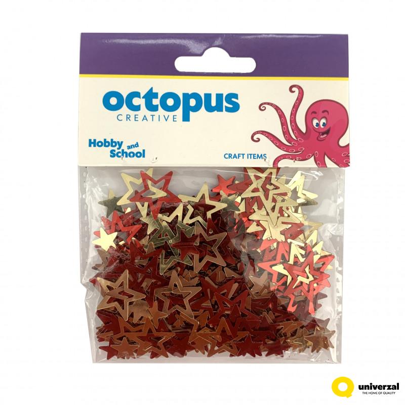 DEKORATIVNE ZVEZDE MIX 18mm 14g OCTOPUS UNL-2379 