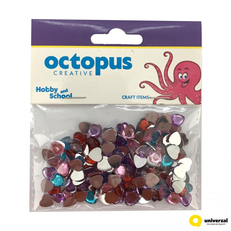 DEKORATIVNI CIRKONI SRCA 8mm 200pcs OCTOPUS UNL-2385 