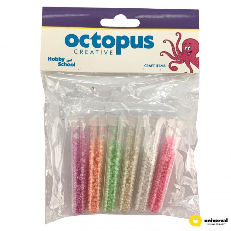 DEKORATIVNE PERLE PASTEL 6X5g UNL-2441 OCTOPUS 