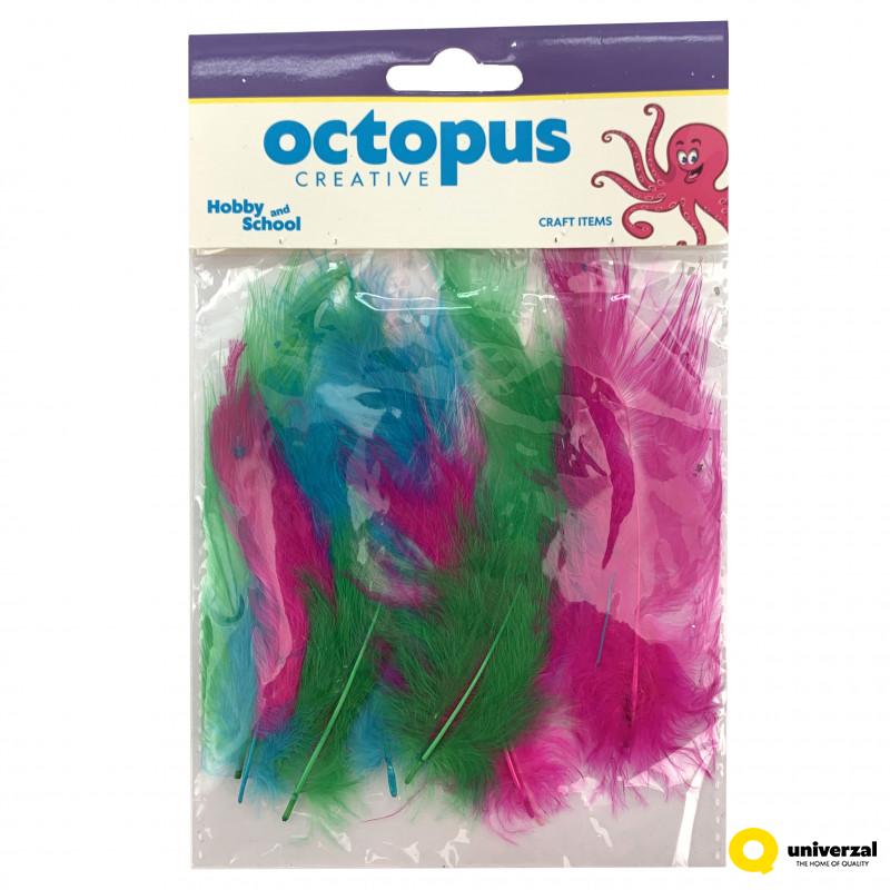 DEKORATIVNO PERJE MIX 10-15cm 10/1 UNL-2452 OCTOPUS 