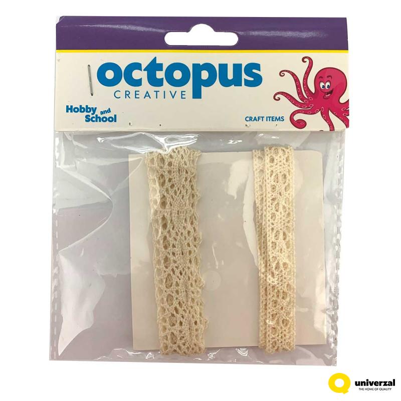 DEKORATIVNA ČIPKA 50cm UNL-2468 OCTOPUS 