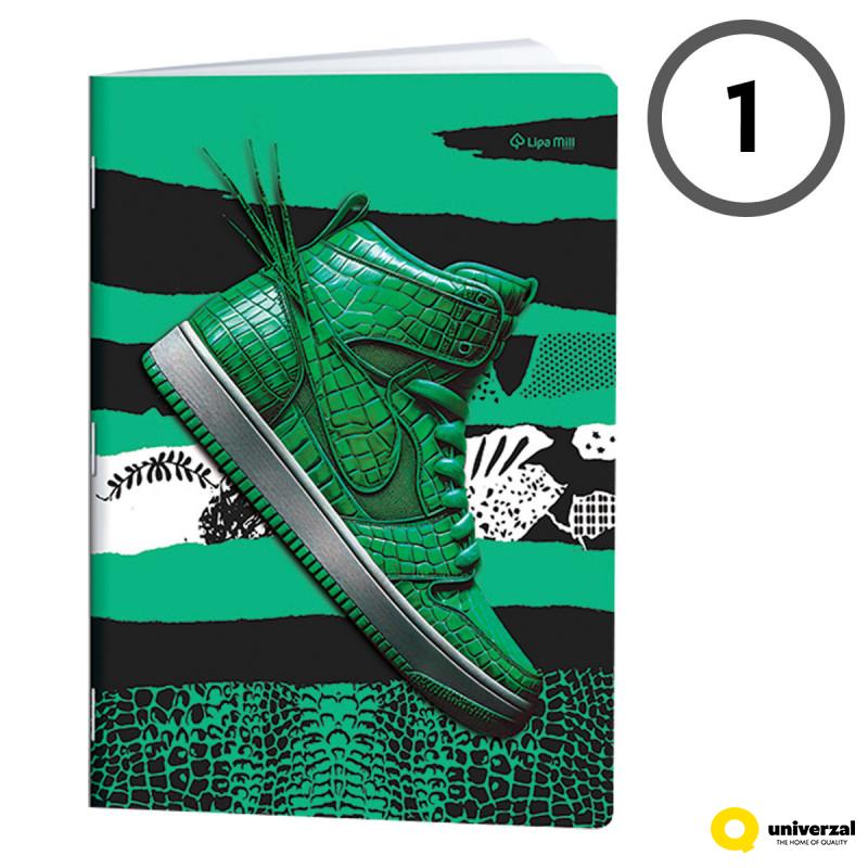 SVESKA A4 DIKTO 40L 80g SNEAKERS 